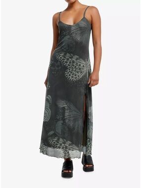 hot topic maxi dress Cosmic Aura Celestial Night Mesh Maxi Cami Dress Plus Size